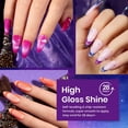 thumbnail image 4 of Set de esmaltes de uñas en gel Beetles Cat Eye, 6 colores Summer Neon, 4 of 8