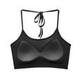 thumbnail image 5 of SMihono Fashion Yoga Sports Bras for Women Racerback Light Support Sports Bra no Underwire Full Coverage Workout Bra Scoop Neck Black L, 5 of 5