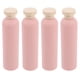 thumbnail image 4 of 4 botellas de viaje rellenables para champú y acondicionador, vacías, de plástico, con tapa abatible, reutilizables, para loción de 260 ml, 4 of 7