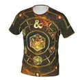 thumbnail image 6 of Men Women DND Dungeons And Dragons Shirts Short Sleeve Cosplay Adults Anime T-Shirts Crew Neck 3D Printed Tee Tops, 6 of 8