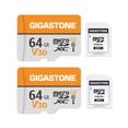 thumbnail image 1 of Tarjeta microSD Gigastone de 64 GB V30, paquete de 2, 95 MB/s, 1 of 5