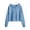 Blue, variant on Tanghaowl Women's Sweatshirts Solid Sweatshirt Casual Long Sleeve Hooded Loose Drawstring Hoodie Pullover with Soft Breathable Material Blue M
