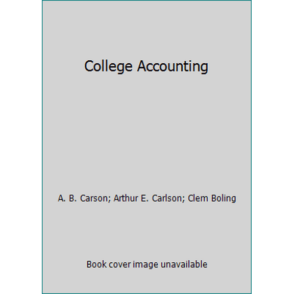 Pre-Owned College Accounting (Hardcover) 0538018003 9780538018005