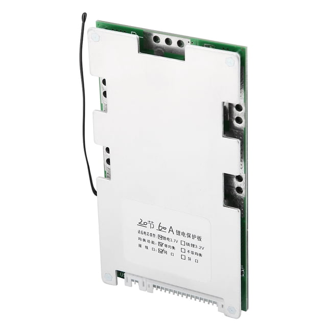 Placa de protección de celdas de litio, batería de litio 20S 60A, placa de batería de litio con placa PCB de batería de litio de equilibrio, muy recomendada