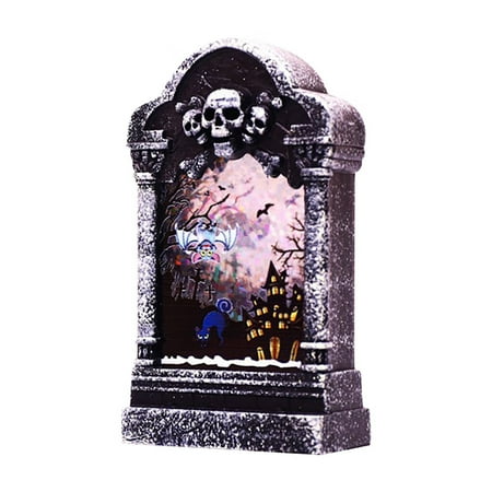 

Tuscom Halloween Decorations Night Lights Clearance Halloween Decoration Tombstone Lamp Small Gift Haunted House Night L