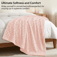 thumbnail image 4 of SoComfy by Bedelite Throw Blanket for Couch and Bed- Super Soft and Warm 3D Checkered Fluffy Fuzzy Fleece Blanket, Luxurious Plush Cozy Blanket for Room Decor Spring, 4 of 8