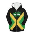 thumbnail image 5 of DISNIMO Jamaican Flag Hoodie Kids Palm Tree Hoodies Boys Hoodie Zip Up Teen Boy Hoodies Graphic Sweatshirts Boy Print Sweatshirt Jacket Girls Hooded Jackets Size 11-13 Youth Fall Clothing Children, 5 of 7