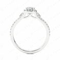 thumbnail image 4 of 1.50 TCW Cushion Cut Split Shank Engagement Ring 925 Silver, 4 of 5