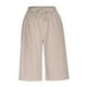 thumbnail image 4 of mfyjkho Pantalones Cortos De Entrenamiento, Pantalones Casuales De Color Liso Con Bolsillos Y Cordones Para Mujer Pantalones Cortos Casuales Para Mujer Xl, 4 of 7