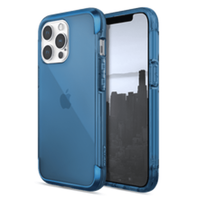Raptic Air Funda Uso Rudo Transparente Para iPhone 13 Pro Max Blue Raptic Raptic Air
