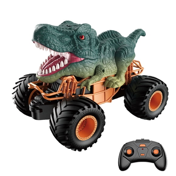 Riwcyla Voiture Télécommandée, Voiture Télécommandée 2,4 GHz à Pulvérisation Tout-Terrain, Voiture d'Escalade Rechargeable Jouet Cadeau d'Anniversaire pour Enfants Garçons Fille (Style A, Vert)