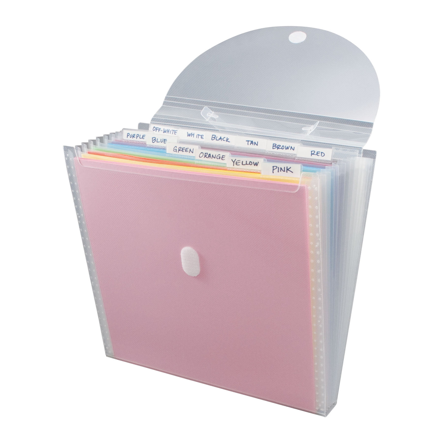Storage Studios Expandable Paper Organizer with 12 Pockets