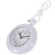 thumbnail image 1 of Water Resistant White Hanging Bathroom Clock, Small Digital Shower Rope Pendant without Battery, 1 of 5