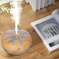 thumbnail image 2 of Difusor de aceites esenciales de 550 ml, humidificador ultrasónico con luz LED de 7 colores y control remoto, ideal para el hogar, yoga y spa., 2 of 5
