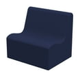 thumbnail image 1 of SoftZone® Wave Pre-School Sofa - Navy, 1 of 2