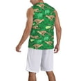 thumbnail image 2 of Sikiie Leopard Print Basketball Jersey Reversible Men's Mesh Athletic Sports Shirts Training Practice S-4XLMedium, 2 of 6