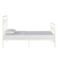 thumbnail image 4 of Weston Home Gabrielle Metal Arches Platform Twin Bed, White, 4 of 10