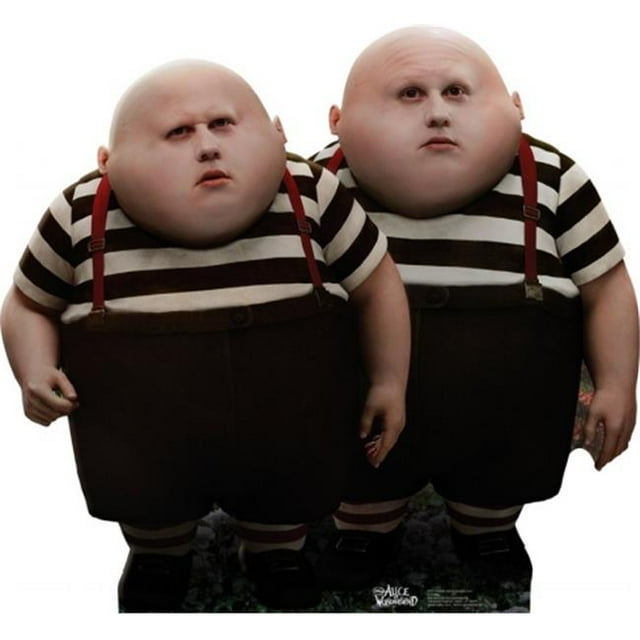 Advanced Graphics 157 Tweedle Dee And Tweedle Dum Life-Sized Cardboard Stand-Up