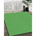 thumbnail image 3 of Ahgly Company Machine Washable Indoor Square Transitional Dark Lime Green Area Rugs, 6' Square, 3 of 7