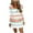 Orange 128, variant on Henpk Summer Dresses for Women Striped T Shirt Dress Casual Midi Dress Short Sleeve Sundress with Pockets Summer Casual Long Sleeve V-Neck Stripe Elastic Waist Lace Loose Dress Orange L