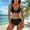 Black, variant on Women's Bikini Sets V Neck High Waisted Swimsuits Two Piece Bathing Suit Swimsuit Romper for Women Swimsuit Tops Bra Size Sunflower Swimsuits Top