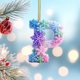 thumbnail image 5 of Colgante de árbol de Navidad con copo de nieve de acrílico | Adorno navideño 2D para mochila, espejo retrovisor del coche y decoración del hogar | Accesorio de decoración festiva, 5 of 6
