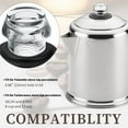 thumbnail image 3 of WWS-Percolateur à Café Bouton en Plastique et Anneaux de Lavage Compatibles avec Percolateurs à Café Farberware Yosemite, Compatible avec Pièces de Rechange de Cafetière Farberware, Percolateur à Café Transparent 2 S, 3 of 4