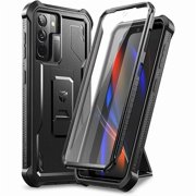 can for Samsung Galaxy S21 Case, [Built in Screen Protector and Kickstand] Heavy Duty Military Grade Protection Shockproof Protective Cover for Samsung Galaxy S21 5G, 6.2 inch Black