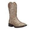 thumbnail image 2 of Roper Footwear Boys Childrens Roper Silver Glitter Galor Cowgirl Boot 1 Multi, 2 of 5
