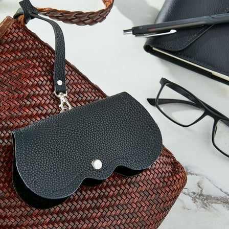 Equate Eyeglass Holder with Strap, Black, 1 count