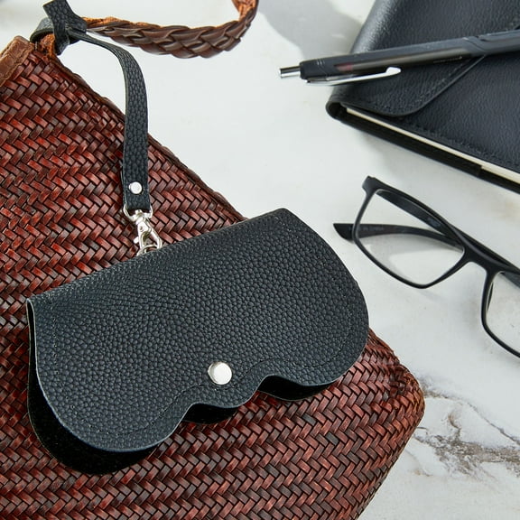 Equate Eyeglass Holder with Strap, Black, 1 count