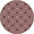 thumbnail image 1 of Ahgly Company Machine Washable Indoor Square Transitional Pink Area Rugs, 3' Square, 1 of 7