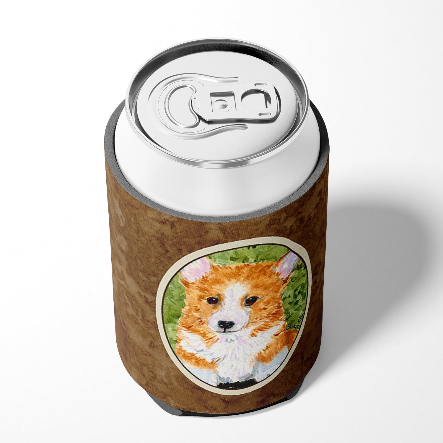 Caroline's Treasures SS8710CC Corgi Can or Bottle Hugger, Can Hugger, multicolor