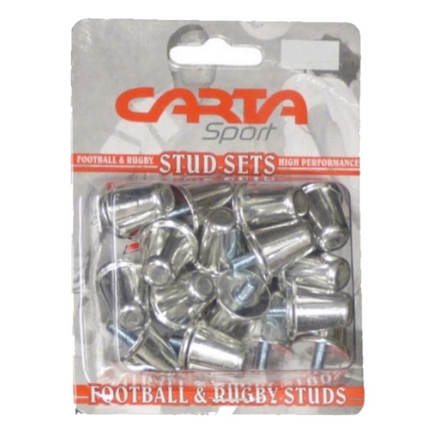 Carta Sport - Tacos de Fútbol Union Rugby Aluminio - Pack de 16 (Acero)