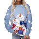 thumbnail image 1 of Sudaderas Con Capucha de Navidad Para Mujer Moda Casual Manga Larga Impreso Tops Blusa Odeerbi ODB190578, 1 of 6
