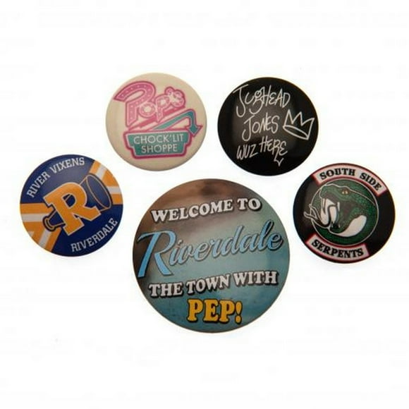 Riverdale Jeu de Badges (5 Pièces)