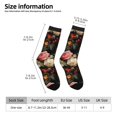 thumbnail image 2 of Cauagu Rose Flowers Print Crew Socks for Women and Men,Adult Athletic Running Socks 1-Pair Sports Socks Work Gear Socks with Moisture Wicking, 2 of 6