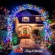 thumbnail image 5 of Cadena de luces JMEXSUSS 200 LED, 20 m, multicolor, Navidad, 5 of 9