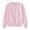 Pink, variant on Coerni Kids Spring Fall Clothes Button-Up Cardigan Sweaters Basic Solid Long Sleeve Knitwear Tops Little Girls School Sweaters