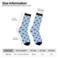 thumbnail image 2 of KLL Corgi Dog Print Cool Socks Men's Women's Crew Socks Funny Crazy Novelty Stockings, 2 of 6