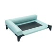 thumbnail image 2 of Cama elevada para perros, lavable y desmontable, ideal para mascotas pequeñas y medianas (gatos). Azul claro, 2 of 9
