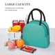 thumbnail image 5 of Fotbe Turquoise Glitter Bolsa de Almuerzo con Estampado, Lonchera Aislada, Contenedor de Comida Reutilizable Tipo Cooler a Prueba de Fugas, 5 of 6
