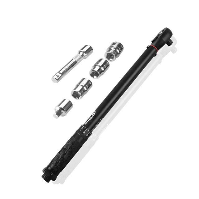 Llave Dinamométrica Para Neumáticos De Coche 1/2'',28-210 Nm Malubero, Negro