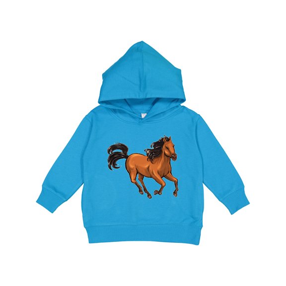 Inktastic Wild Mustang Horse Galloping Toddler Hoodie