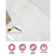 thumbnail image 6 of Spring Gnomes Kitchen Dish Towels for Drying Dishes Set of 2, Botanical Yellow Flowers Leaves Wooden Plank Waffle Weave Microfiber Hand Tea Bathroom Towels Quick Dry & Absorbent Towel 15.7x23.6, 6 of 7