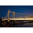 thumbnail image 1 of Design Pics DPI2326857 Uk England Albert Bridge At Night - London Poster Print, 19 x 12, 1 of 1