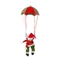 thumbnail image 1 of Adorno navideño colgante de Papá Noel, muñeco de nieve en paracaídas, 1 of 2