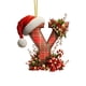 thumbnail image 1 of Adornos Navideños con Monograma Acrílico de 26 Letras y Gorro de Papá Noel | Adornos Colgantes 2D para Árbol de Navidad | Decoración Navideña para El Hogar | Adornos Navideños Multiusos para Chimenea, 1 of 1