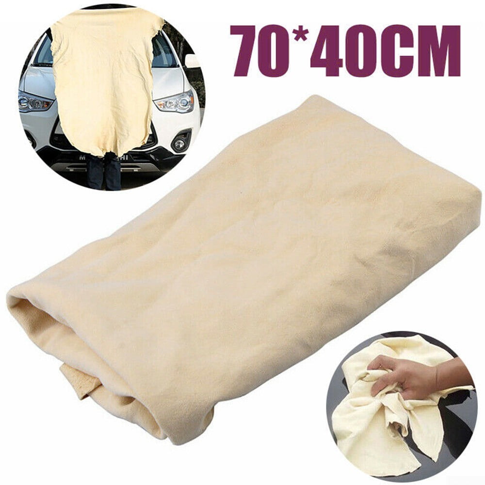 Details about   Natural Chamois Leather Drying Cloth Car Home Cleaning Towel Absorbent Shammy US 