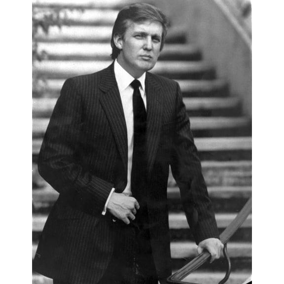 A Donald Trump outdoors Photo Print (8 x 10)